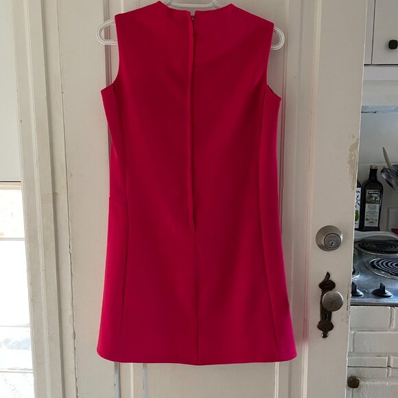 1960s Vintage Hot Pink Doris Day Mini Dress - Picture 2 of 5